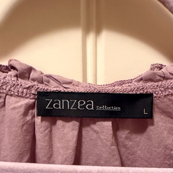 Lavender Ruffled Blouse - Picture 2 of 3